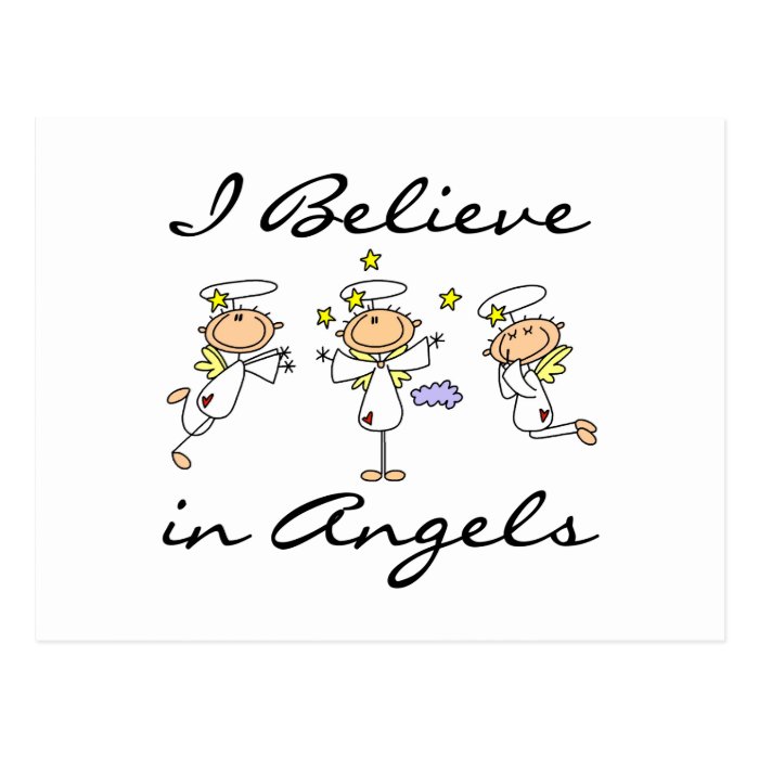 I Believe in Angels T shirts and Gifts Postcard