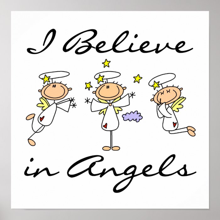 I Believe in Angels T shirts and Gifts Poster 