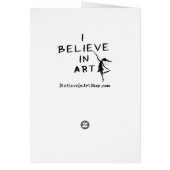I Believe In Art Manifesto Promotional (Back)