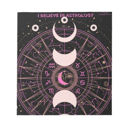 I believe in astrology _Notepads Notepad