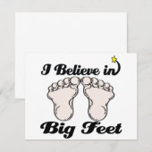 i believe in big feet (Front/Back)
