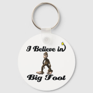 i believe in big foot keychain