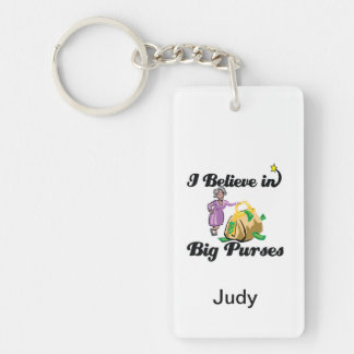 i believe in big purses keychain