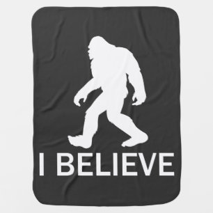 I believe in Bigfoot Baby Blanket