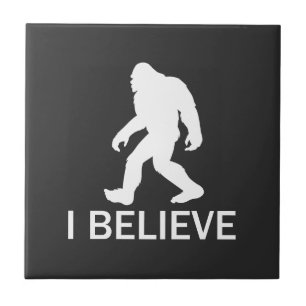 I believe in Bigfoot Ceramic Tile