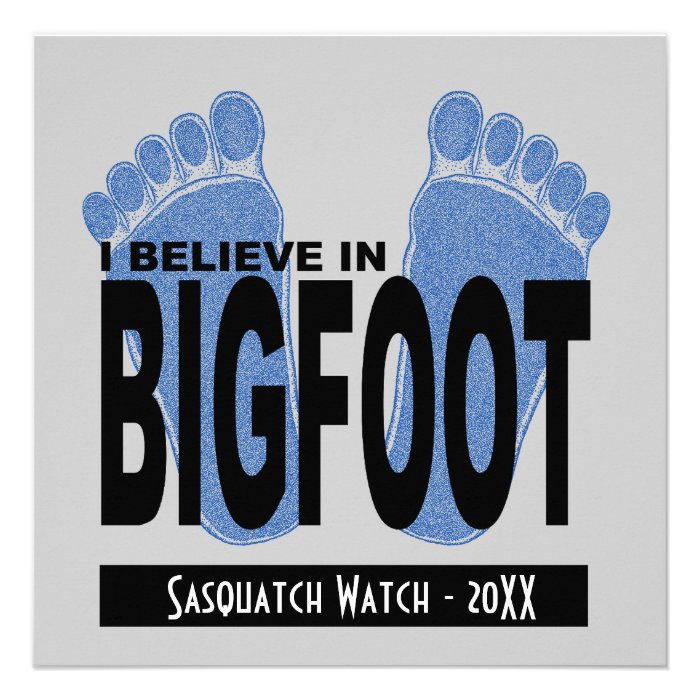 I Believe in Bigfoot Invitation