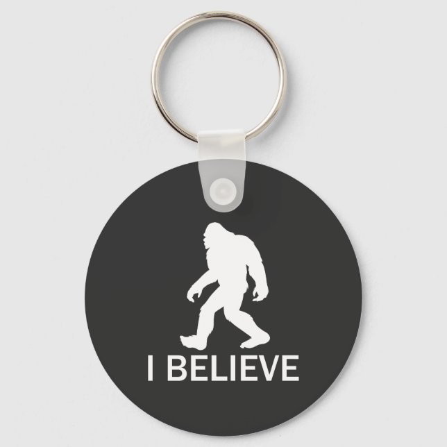I believe in Bigfoot Keychain (Front)