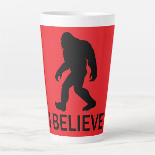 I believe in Bigfoot Latte Mug