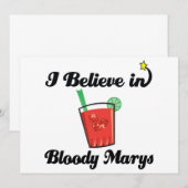 i believe in bloody marys (Front/Back)
