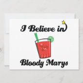 i believe in bloody marys (Front)