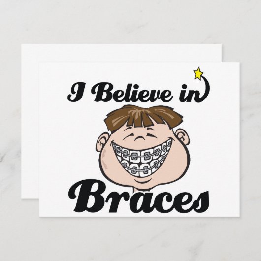i believe in braces (Front/Back)