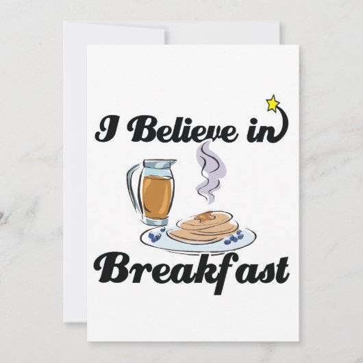 i believe in breakfast (Front)