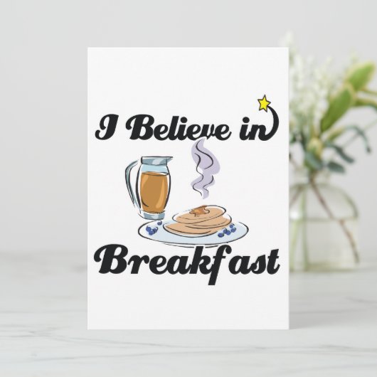 i believe in breakfast (Standing Front)