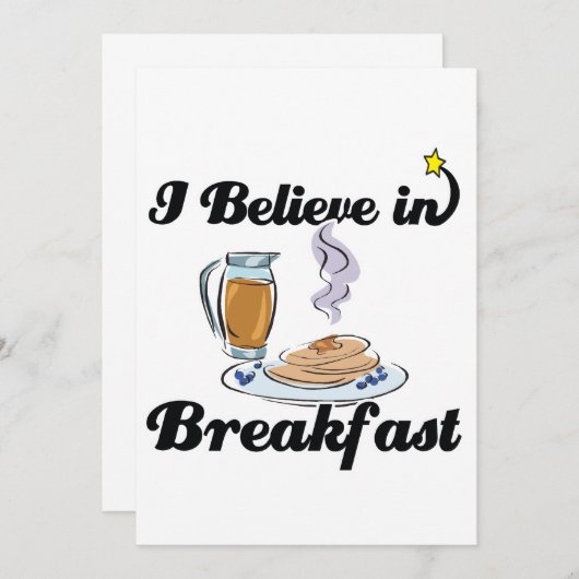 i believe in breakfast (Front/Back)