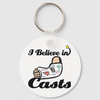i believe in casts keychain
