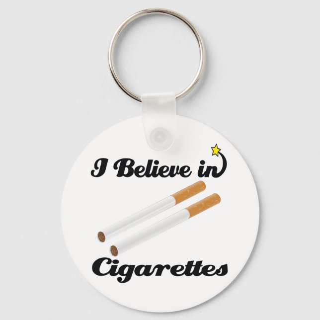 i believe in cigarets keychain (Front)