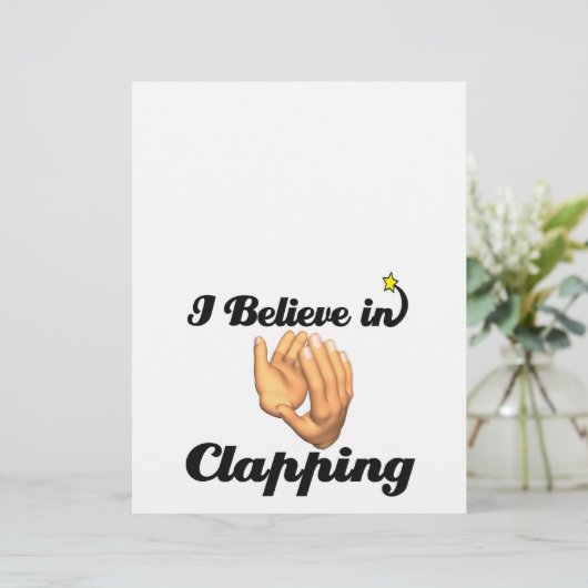i believe in clapping (Standing Front)