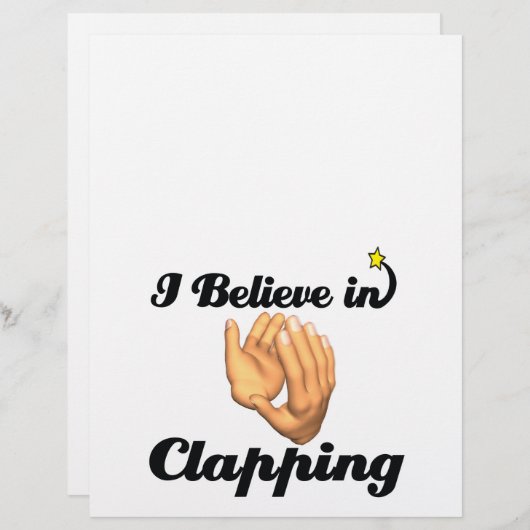 i believe in clapping (Front/Back)