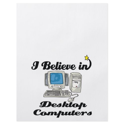 i believe in desktop computers flyer