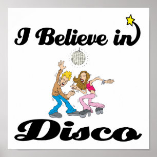 i believe in disco poster