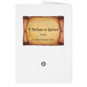 I Believe in Fairies (Back)