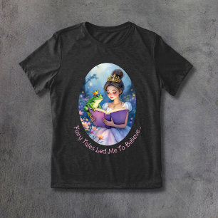 I Believe In Fairy Tale Endings Cute Princess Tri-Blend Shirt