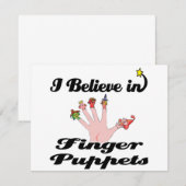 i believe in finger puppets (Front/Back)