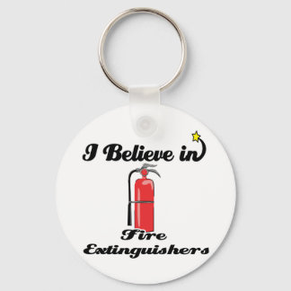 i believe in fire extinguishers keychain
