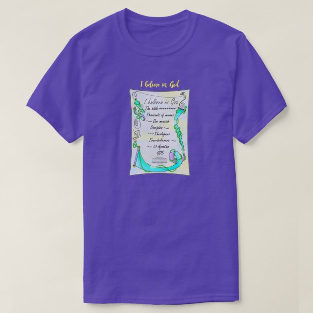 I believe in God xx T-Shirt (Design Front)