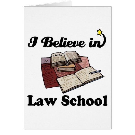 i believe in law school cards (Front)