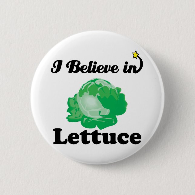 i believe in lettuce button (Front)