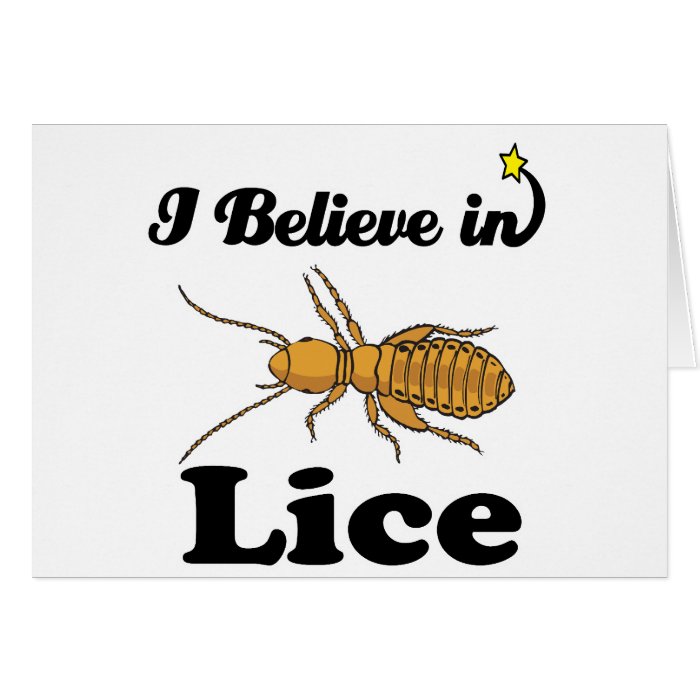 i believe in lice cards