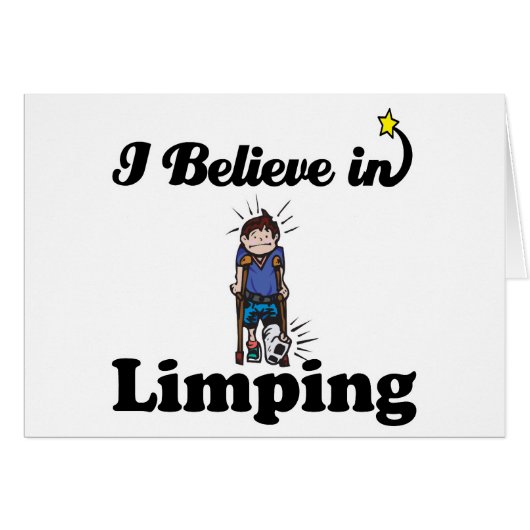 i believe in limping cards (Front Horizontal)