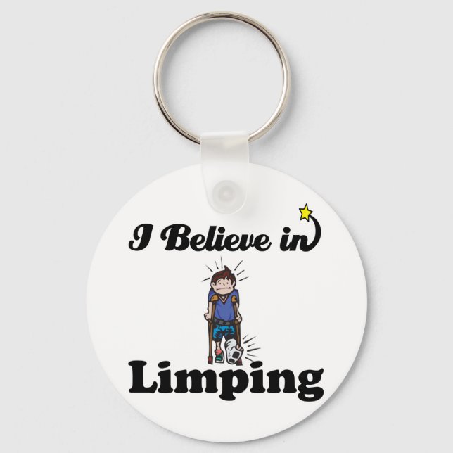 i believe in limping keychain (Front)