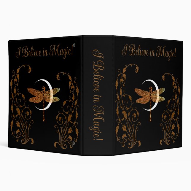 I Believe in Magic!  3 Ring Binder (Background)
