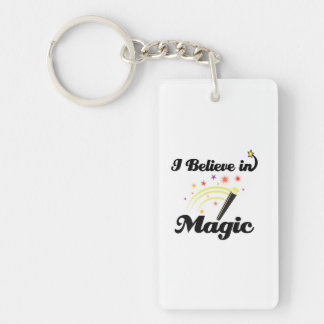 i believe in magic keychain