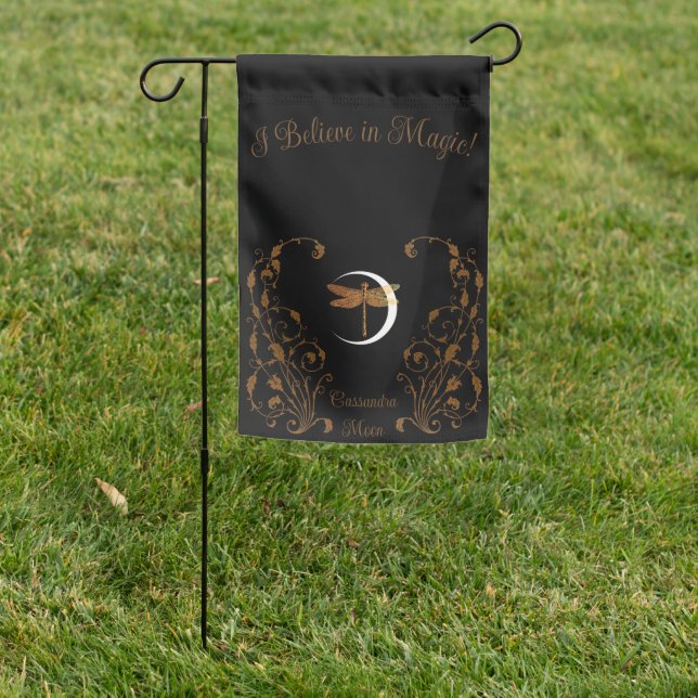 I Believe in Magic Personalized Garden Flag (In SItu)