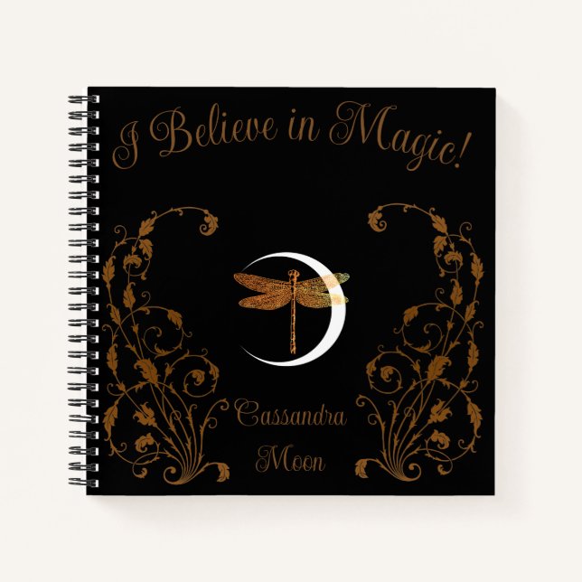 I Believe in Magic! Personalized Notebook (Front)