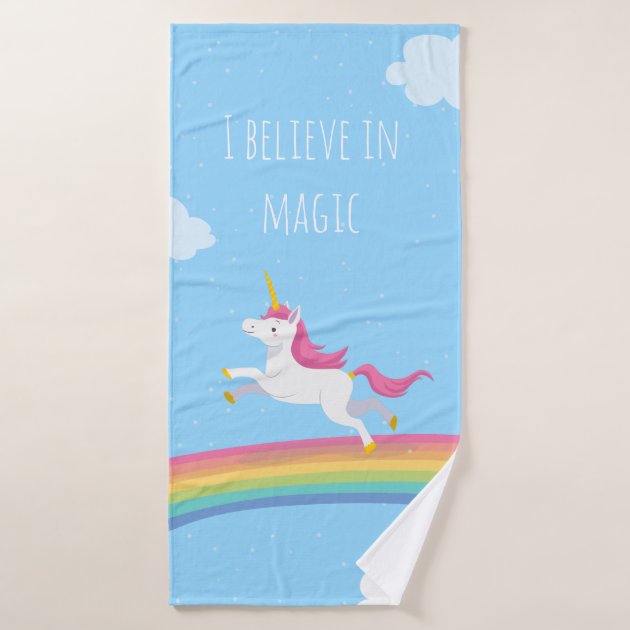 unicorn towel set