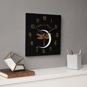 I Believe in Magic! Square Wall Clock