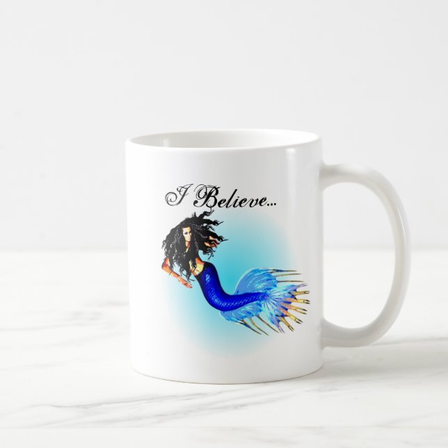 I Believe In Mermaid's Coffee Mug (Right)