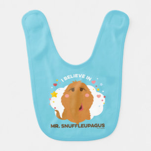 I Believe In Mr. Snuffleupagus Baby Bib