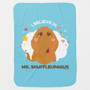 I Believe In Mr. Snuffleupagus Baby Blanket