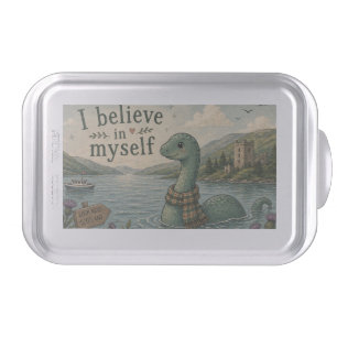 I believe in myself whimsical Loch Ness Monster Cake Pan