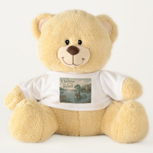 I believe in myself whimsical Loch Ness Monster Teddy Bear
