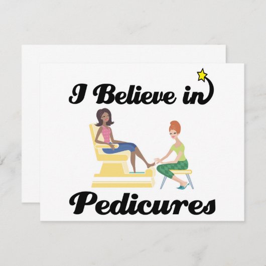 i believe in pedicures (Front/Back)