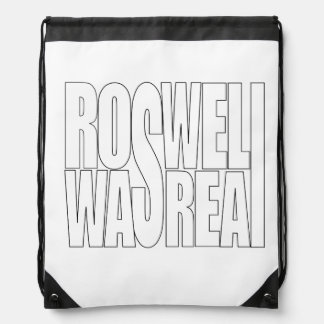 I believe in Roswell UFO crash Drawstring Bag