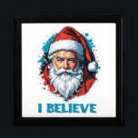 I Believe in Santa Claus Graffiti Style Design Gift Box<br><div class="desc">My graffiti design says it all: Santa Claus is not just a myth,  he's a feeling of generosity and love that lives on in our hearts. Let's spread the joy and keep the spirit of giving alive all year long. 🎅🎁❤</div>