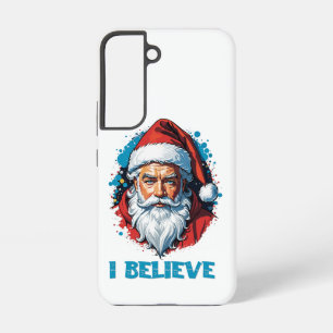 I Believe in Santa Claus Graffiti Style Design Samsung Galaxy S22 Case