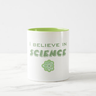 I Believe In Science Two-Tone Coffee Mug